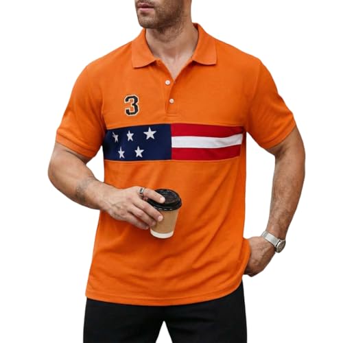 Image of Men's Polyster Stretchable Polo T-Shirts Half Sleeves Regular Fit T-Shirt for Everyday Wear