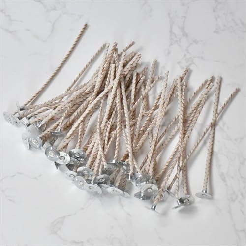 Mechas de algodón para velas 400 piezas 10 cm miniatura 6