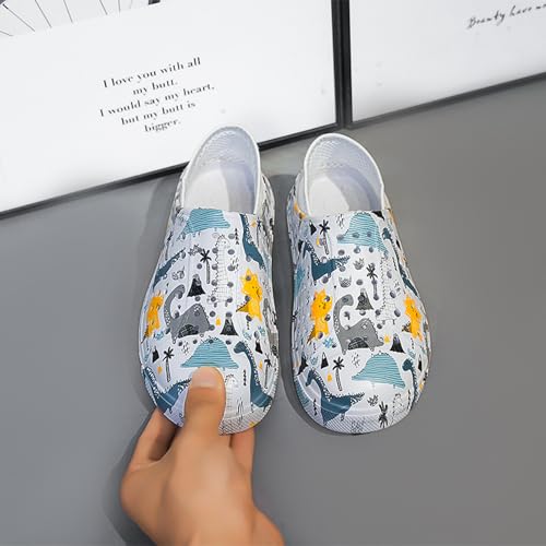 Kids Toddler Water Shoes for Boys Girls Dinosaur Slip-On Breathable Sandals- Quick-Dry Kids Shoes for Swimming Beach Yard Play Swim Sneakers Outdoor/Indoor3