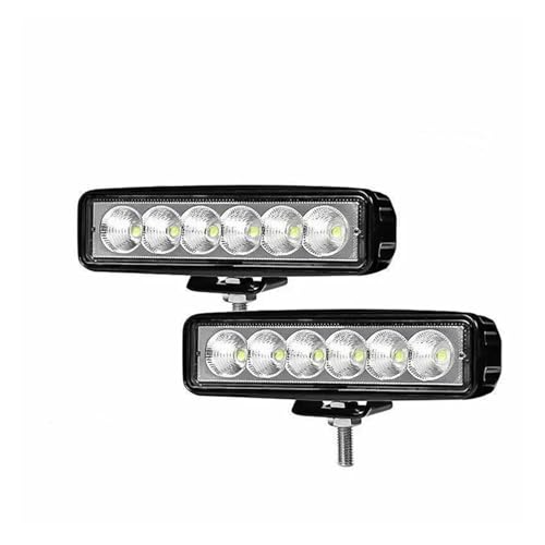 Feu circulation diurne LED voiture 12V 18W projecteur blanc spot étanche IP67 pour conduite hors route