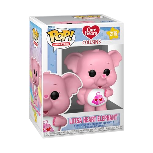 Funko POP! Animation: Care Bears - Lotsa Heart Elephant - Figura in vinile da collezione - Idea regalo - Prodotto ufficiale - Giocattoli per bambini e adulti - Modello di figura per collezionisti