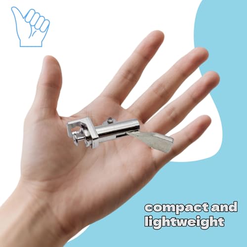 Juego de 2 pies prensatelas con cortador lateral para máquina de coser miniatura 6