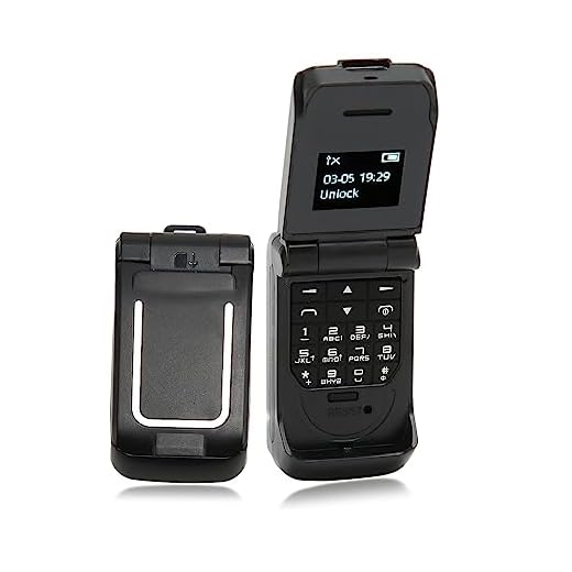 Yoidesu Unlocked Flip Phone, 0.66in Smallest Mobile Phone in The World, 2G Easy to Use Flip Cell Phone for Seniors, Super Mini Flip Phone Tiny Phone for Kids Eldelys, 300mAh Battery (Black)