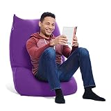 Yogibo Lite Premium ヨギボー ライト プレミアム パープル ビーズソファ ビーズクッション 2人掛け ソファ 座椅子 チェア クッションソファ
