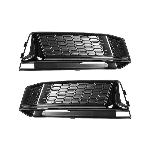 Grille antibrouillard nid d'abeille haute finition pour pare-chocs avant Audi A4 B9 S-Line