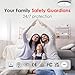 Smoke Alarms for Home, 10-Year Battery, Smoke Alarm, Fire Alarm with Test/Silence Button, Smoke Detector Certificated by TUV Conforms to EN14604 Standard (2pcs)