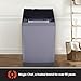 1.7 cu. ft. Portable Compact Top Load Washer in Gray