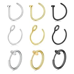 C3-hoops- silver black gold