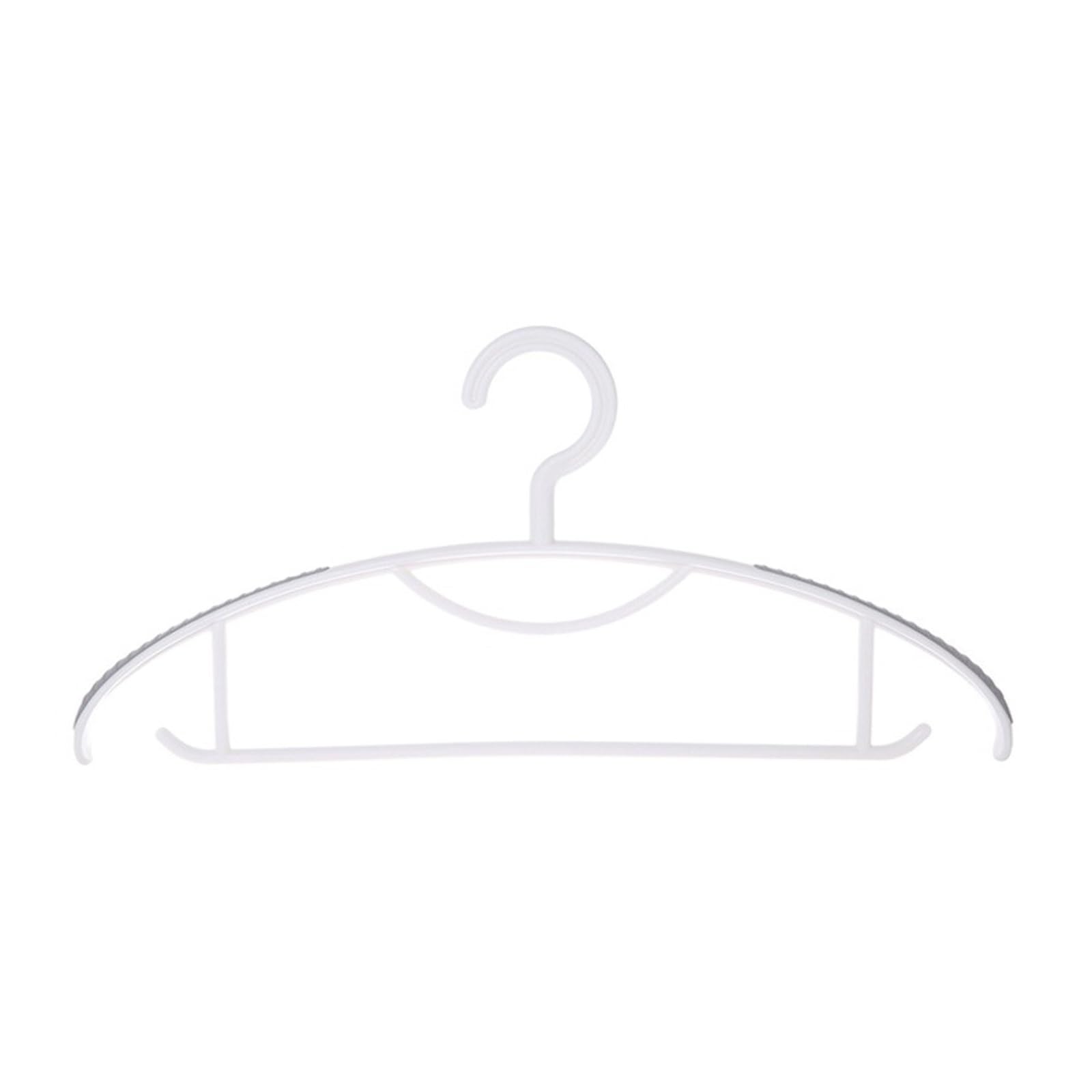 Cintre ménager antidérapant gris pour éviter la chute des vêtements