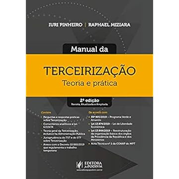 Capa do livro Manual da Terceirização: Teoria e Prática
