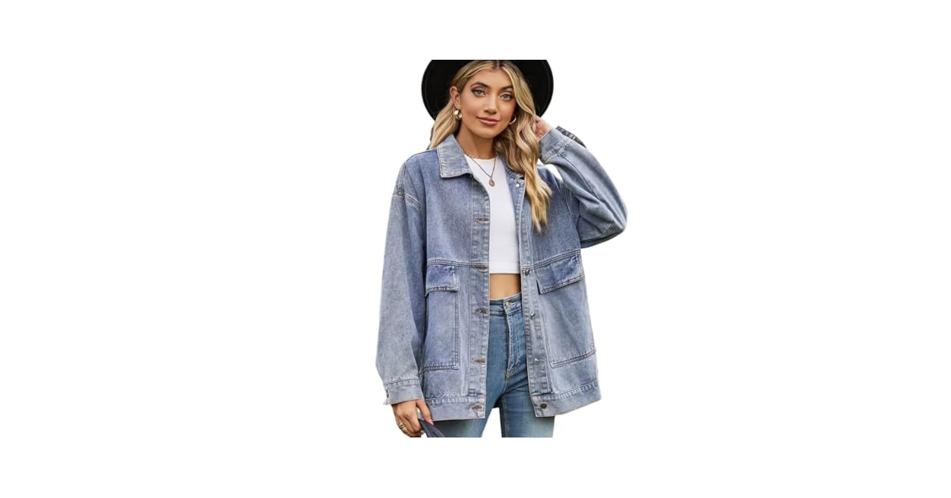 Women's Y2K Preppy Denim Jacket Fairy Grunge Aesthetics