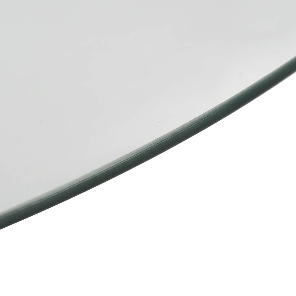 Piatto da portata girevole in vetro temperato trasparente, 60 cm, girevole a 360 gradi, piatto da portata, piatto da buffet, piatto per formaggio, piatto per torte, piatto per tapas, per