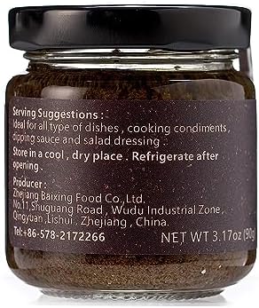 Vigorous Mountains Black Truffle Sauce 3.17 Oz Gluten Free with Extra Virgin Olive Oil