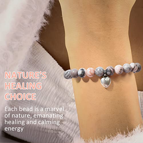 Cikcourp Get Well Soon Gifts For Women, Anxiety Relief Items, Self Care Stress Relief Gifts For Women Inspirational Gifts Natural Crystals Stone Healing Bracelet For Cancer Patients After Surgery17 #TOP6