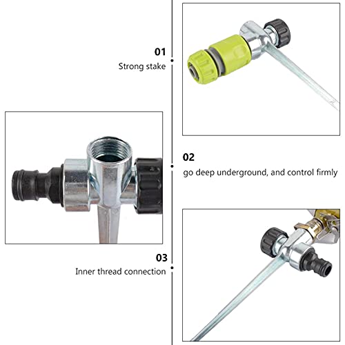 Gazon aardingssproeier 3 stks gazon Sprinkler Spike Thread Watering Sproeier Sprinkler Connector Ground Plug Base voor… - Image 5