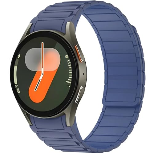 [�����ȓX] �ɓK��Samsung Galaxy Watch 7 FE 6 5 4 44mm 40mm 5 Pro �Ή��V���R���X�g���b�v�AWatch 6 Classic 47 43mm �o���h�p�I���W�i�����X�g�o���h(Deep Sea Army Blue