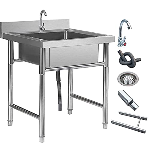 Évier profond avec accessoires pour simplifier la cuisine