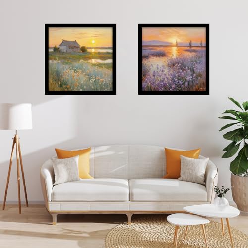 Colexy 4 Stück Magnetrahmen Set, Diamond Painting Rahmen, 30 x 30 cm DIY Selbstklebend Magnetisch Bilderrahmen, Magnetische Fototasche Gemälderahmen mit Magnetverschluss, für Dokumente, Fotos, Poster
