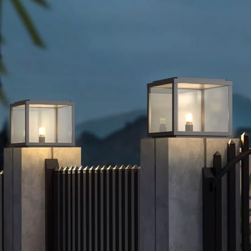 Farolas exteriores con control y luces LED para iluminación de muelle o terraza 4