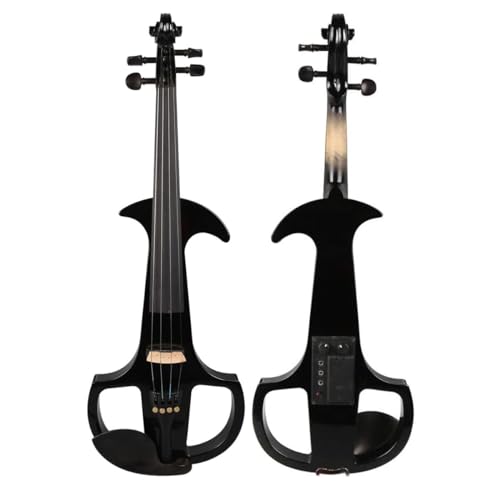 ModouString Kit de violín eléctrico 4/4 tamaño violín con arco, funda Silent Violin Nice Tailpiece...