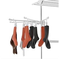 Hyfive Sock Dryer With Pegs 15 Hooks Hanging Laundry Underwear Baby Bibs Cloths Attachment Clothes Airer Drying Rack Horse