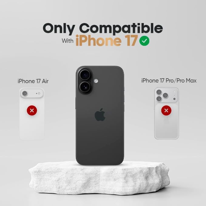 MOTIVE for iPhone 17 Holster Case, Belt Clip Case for iPhone 17, Shell Holster Combo i Phone 17, Slim Rugged Drop Shockproof Protective Cover with Kickstand (6.3") | Ranger v1 Series - Image 7