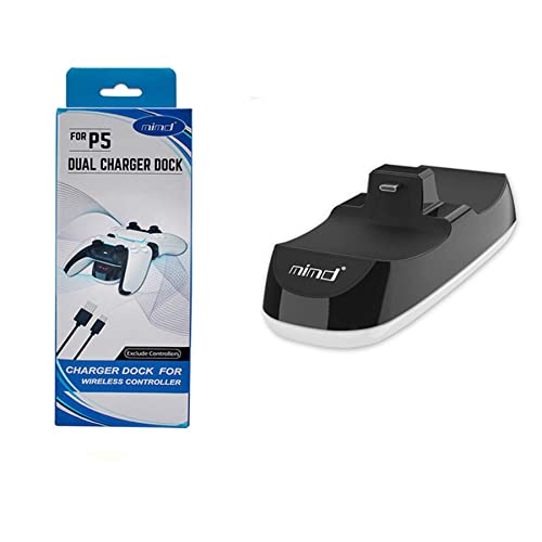 GADGETSWRAP Dual Charger Dock P-5 USB-C Cable X1 Compatible with PlayStation 5 Wireless Controller PS5 - White/Black (B09LRXR645) Amazon Price History, Amazon Price Tracker