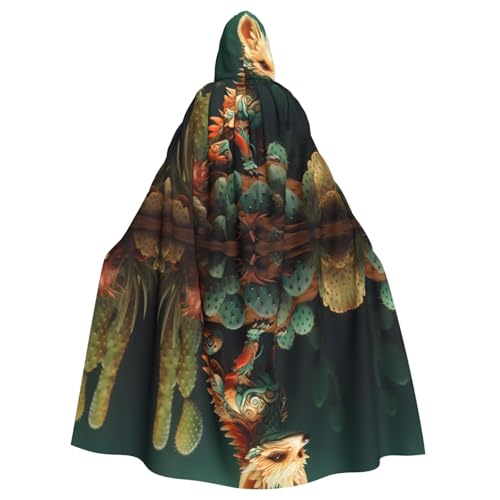 Cape à capuche renard et cochon pour un costume rapide sans effort