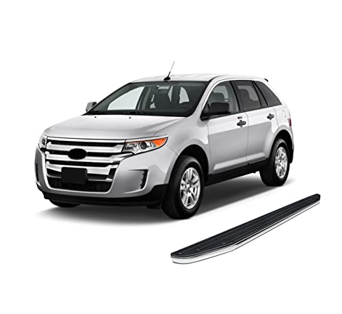 Estribos Premium Black Horse Negro para Ford Edge 2007-2014 miniatura 4