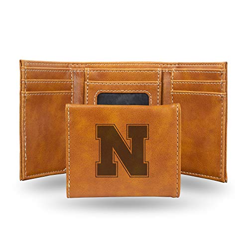 Image of Rico Industries NCAA Laser Engraved Trifold Laser Engraved Tri-Fold Wallet - Men's Accessory
