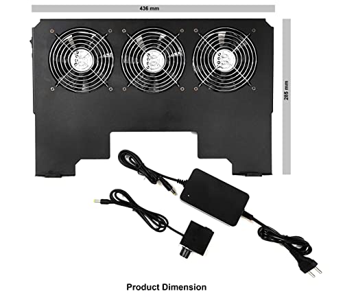 Image of FourDot Industrial High Speed Laptop Cooling Pad for Gaming Laptops (15.6 Inch Revision D)