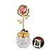 Produktbild Gold Rose Ornament, Gold Rose mit Kristallbasis in Geschenkbox, zum Valentinstag, Muttertag, Geburtstag, Jubiläum, Thanksgiving-Feier