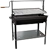 ALPI 255375 grillrooster 60 x 50 x 115 cm, zwart/grijs