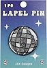 Enamel Pin - Shiny Glittery Disco Ball, Enamel, no gemstone #2