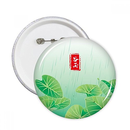 Pins badge Twenty Four solaire rond décoration vêtement pluie bouton circulaire multicolore