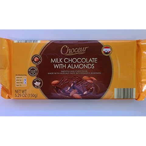 Choceur Milk Chocolate With Almonds 5.29 OZ (Pack of 6) Cover