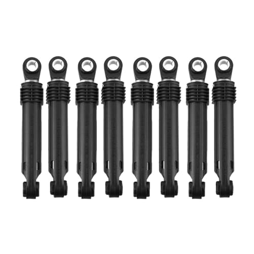 8 Pcs 100N Compatible for LG Washing Machine Shock Absorber Washer Front Load Part Black Plastic Shell Home Appliances Accessories