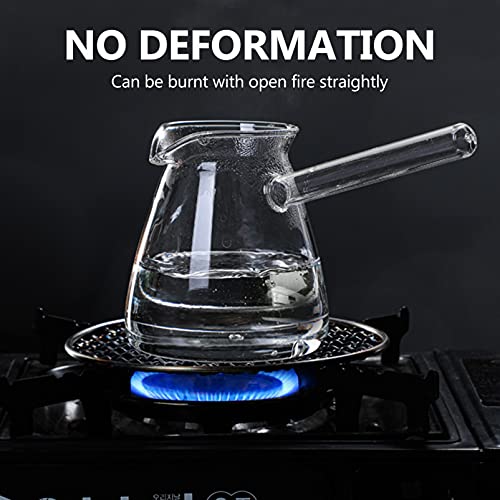DOITOOL 1 PC Vidro Turco Café Potenciômetro Transparente Turco Máquina De Café Turca Leite Quente Po
