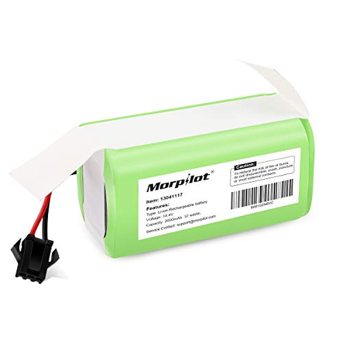 14.4v 2600mAh Li-ion Rechargeable Replacement Battery Compatible with Ecovacs Deebot N79S, DN622, Eufy