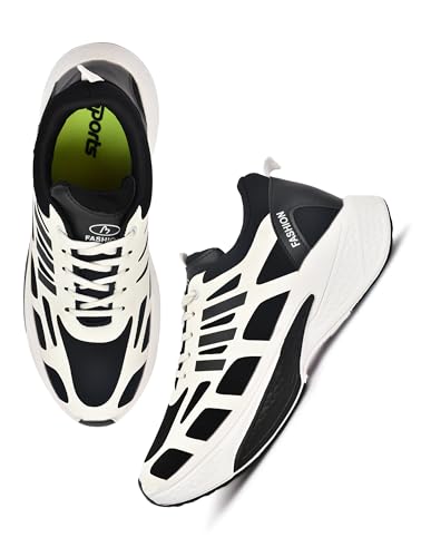 Image of CHICAGO-01 Stylish Casual Mid Top Sneaker and Trendy Shoes with Laces for Men & Boys, Perfect, College, Parties and Outings, Lightweight, Comfortable, and Durable for All-Day Use