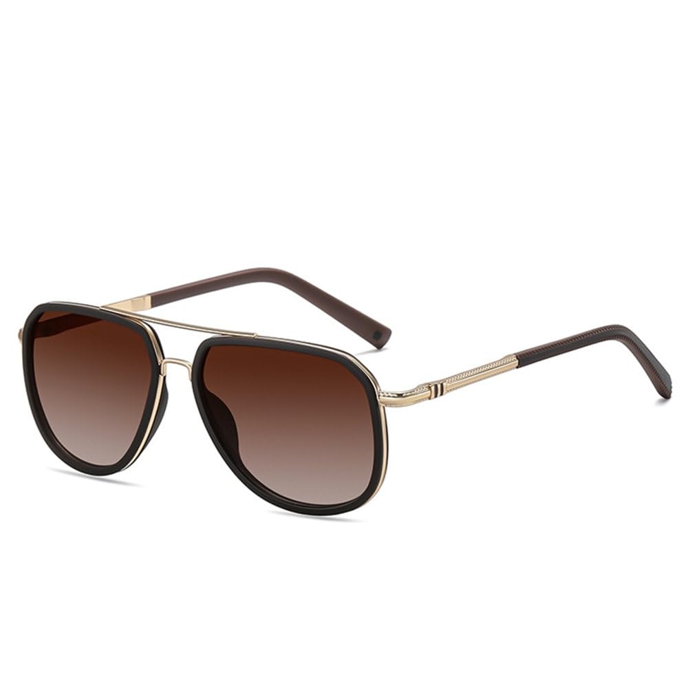 Gafas de sol de lujo para hombre, gafas de sol para conducir, gafas de sol masculinas, gafas de sol clásicas grises para viajes y pesca, UV400