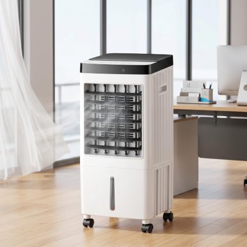 Enfriador de aire portátil de 10L con control remoto y temporizador de 7h 7
