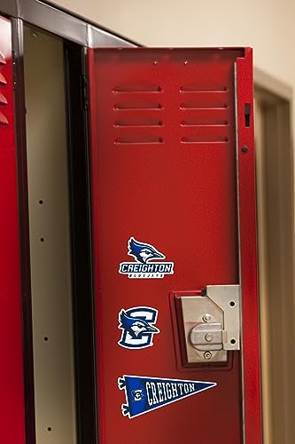 Image of Creighton University 8ct Vinyl Large Deluxe Stickers Variety Pack - Laptop, Water Bottle, Scrapbooking, Tablet, Skateboard, Indoor /Outdoor - Set of 8