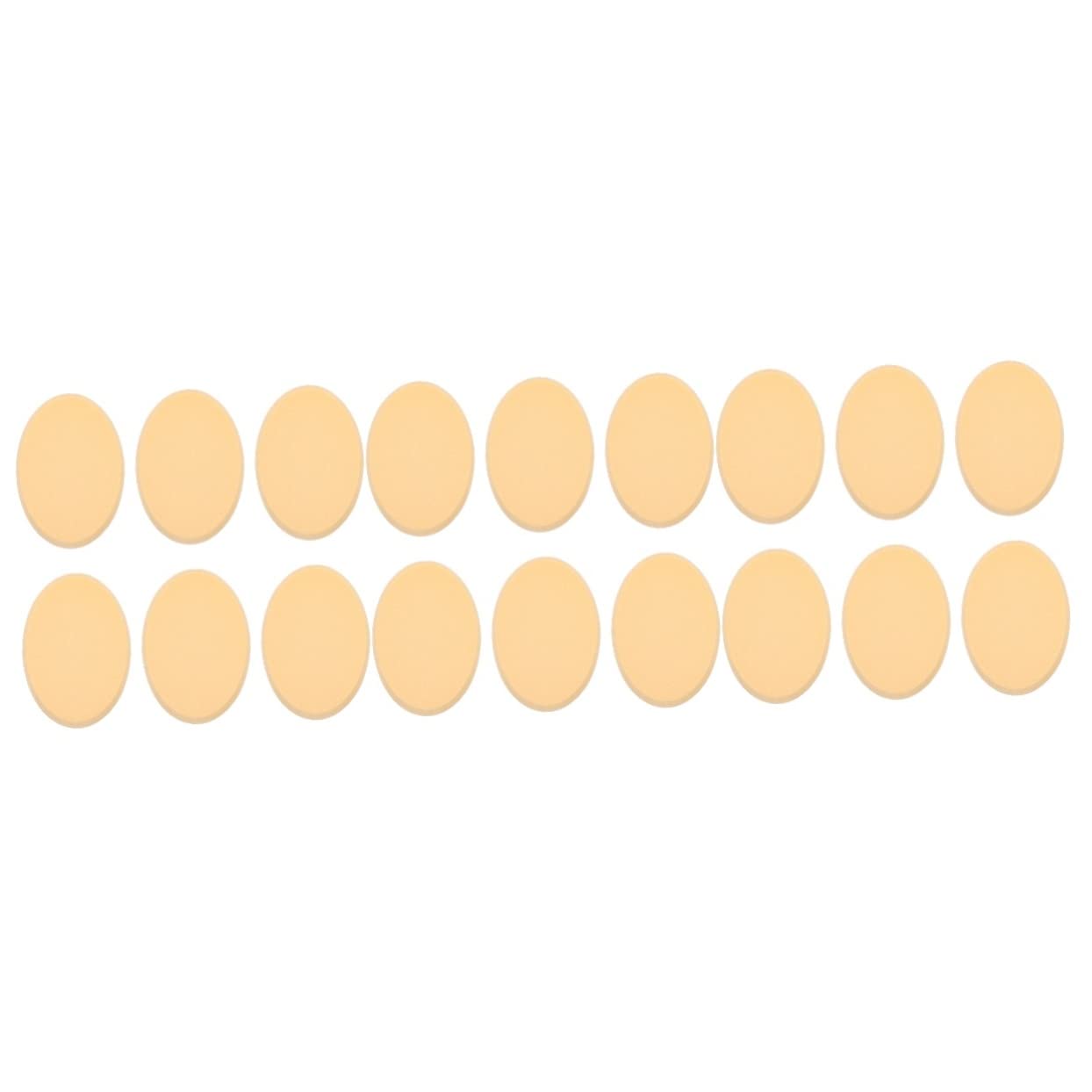 Beavorty 18piezas Esponjas De Maquillaje Ovaladas Para Base Uso Dual Esponjas Faciales Húmedas y Secas Para Polvos y Cremas Maquillaje