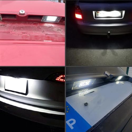 Luces matrícula LED Canbus para solucionar el error de luz fundida en A3 4
