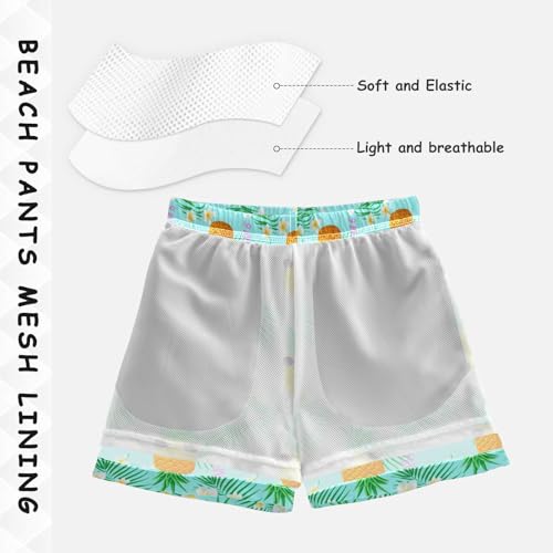 Boys Swim Trunks Pineapples Sunglasses Swim Shorts Boys Bathing Suit Swimsuit Boy Swimwear 2T 202c15993