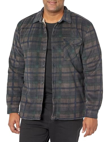 Veste chemise en flanelle doublée homme Unionbay Woodsman gris silex M
