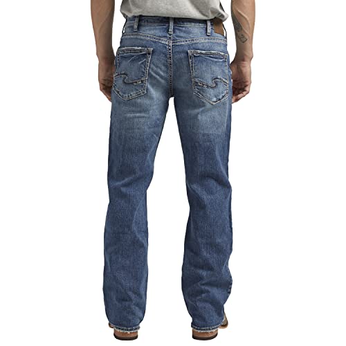 Image of Silver Jeans Co. Men's Zac Relaxed Fit Straight Leg Jean - Legacy