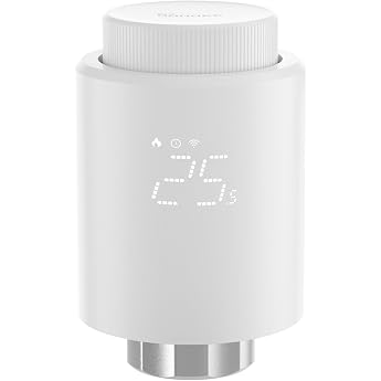 SONOFF Smart Radiator Thermostat TRVZB Smart Heating Thermostat with App Function Zigbee Thermostat Requires Zigbee 3.0 Hub Compatible with Amazon Alexa/Home Assistant