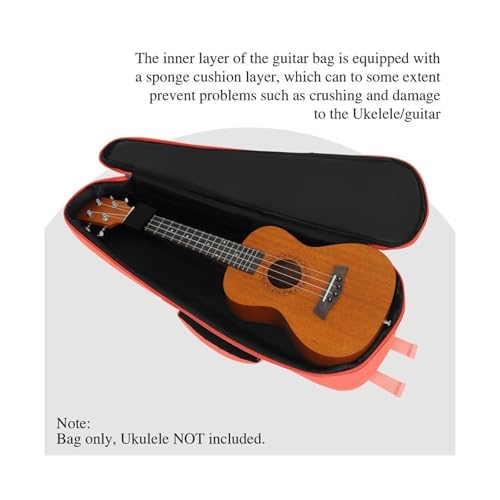 Sac à dos pour ukulélé 23" protège des chocs votre petite guitare en déplacement - 5